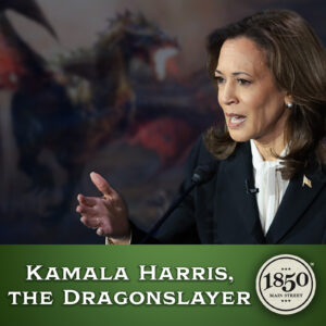 Kamala Harris Podcast header graphic